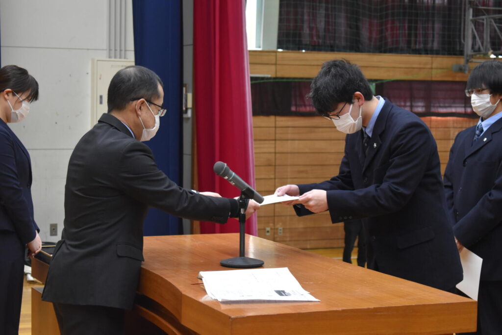 表彰伝達①