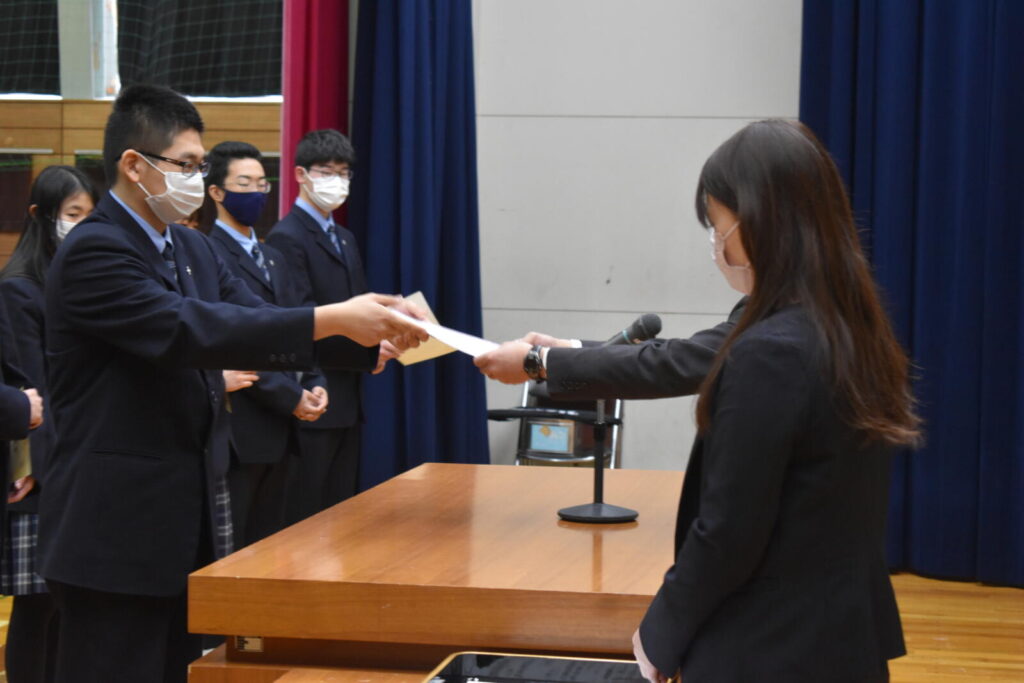 表彰伝達①