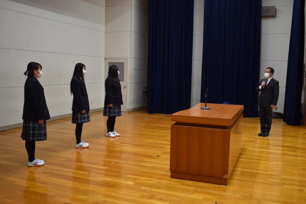国際交流出発式①